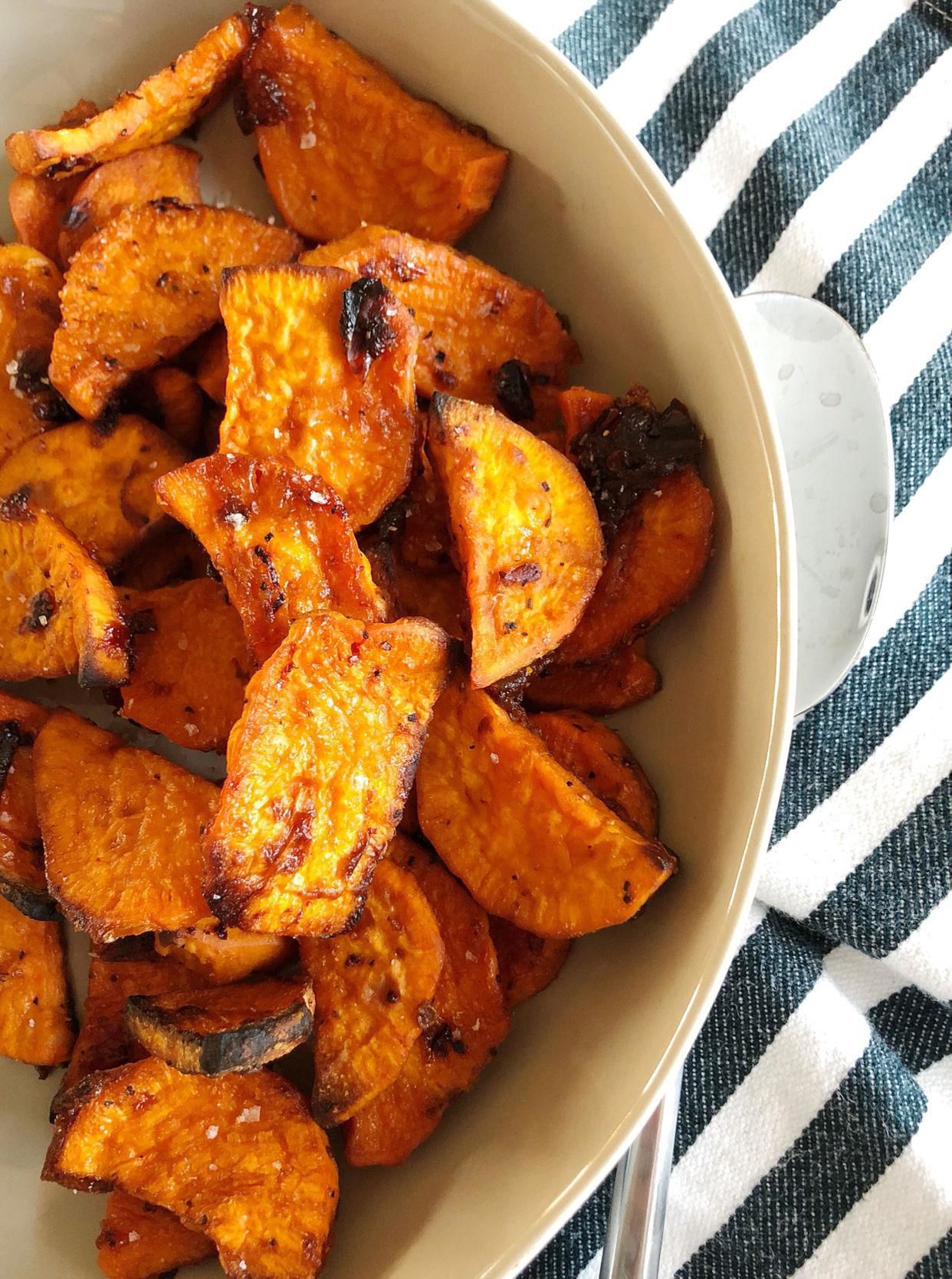Maple Chipotle Sweet Potatoes